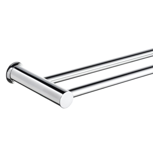 Accessories Stunning Allure Double Towel Rail 800mm Polished Stainless Steel
